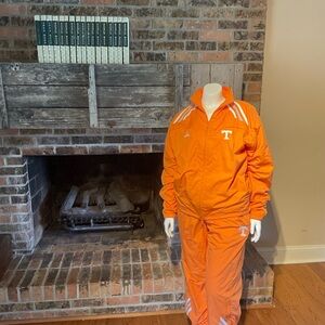 Vintage adidas Track Jacket and Pant Set with White Stripes Tennessee Vols